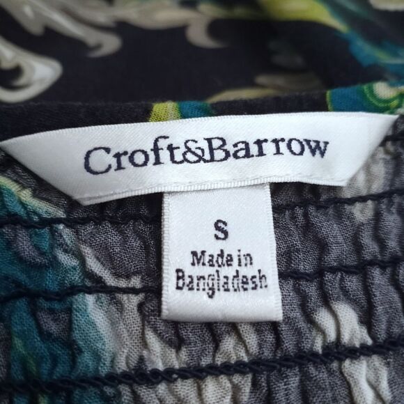 CROFT & BARROW GREEN DRESS SZ.S EUC - Picture 6 of 8